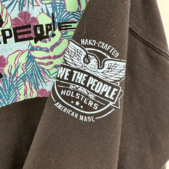 We The People Size XXL Sweatshirt Black Graphic Print America‎ Hoodie Pullover - Picture 4 of 6